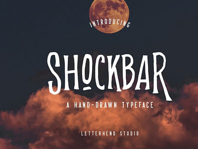 Shockbar - Hand Drawn Typeface