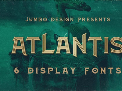 Atlantis - Vintage Style Font