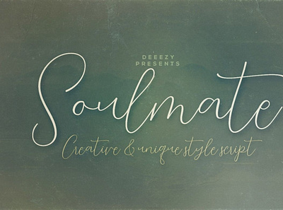 Soulmate Script Font calligraphy font handwrittenfont scriptfont typography