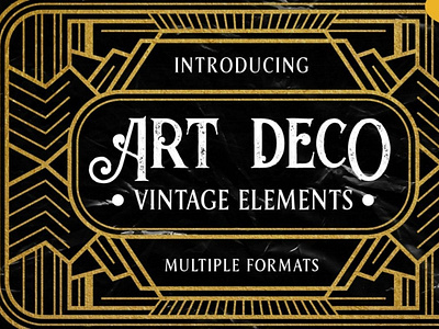 Art Deco Vintage Badges Vol. V