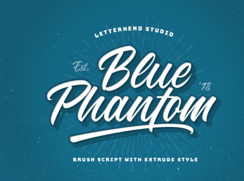 Blue Phantom Script by Deeezy on Dribbble