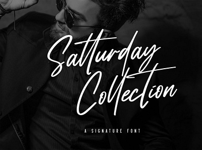 Sattuday Collection - Signature Font digitalart font handwrittenfont scriptfont typography