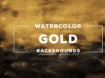 30 Gold Watercolor Backgrounds backgrounds digitalart watercolor