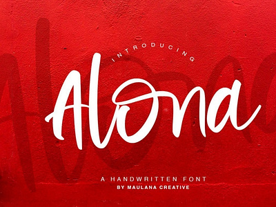 Alona - Handwritten Font by Deeezy on Dribbble