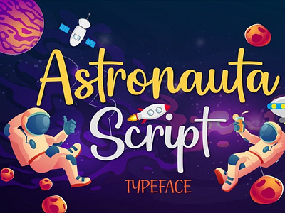 Astronauta Script font handwrittenfont scriptfont typography
