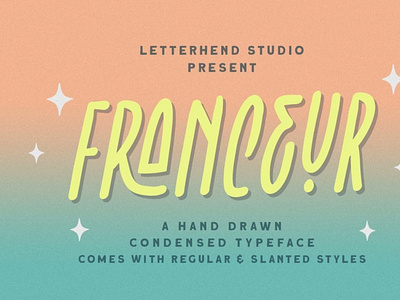 Franceur - Condensed Typeface