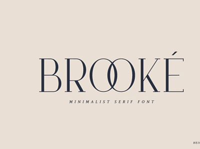 Brooké Serif digitalart font seriffont typeface typography
