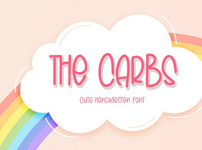 The Carbs Cute Handwritten Font font handwrittenfont scriptfont typography