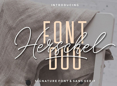 Herschel Font Duo font handwrittenfont scriptfont typeface typography