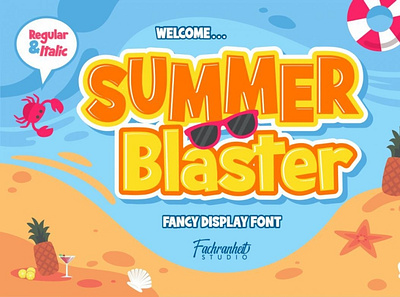 Summer Blaster digitalart font typeface typography