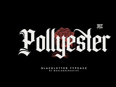 Pollyester Blackletter