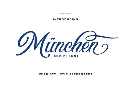 Munchen Decorative Script