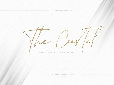 The Coastal font handwrittenfont scriptfont typography