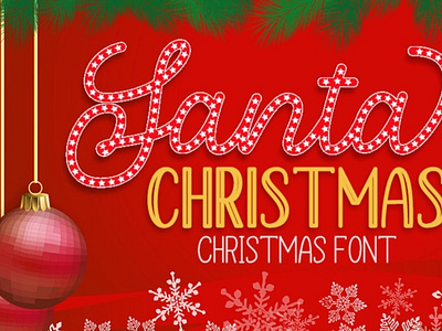 Santa Christmas - A Cute Holiday Font