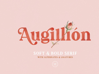 Augillion - Soft Bold Serif digitalart font retrofont typography vintagefont