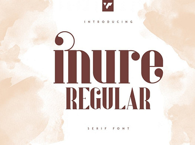 Inure - Serif Regular digitalart seriffont typeface typography vintagefont