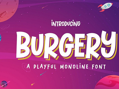 Burgery - A Playful Font