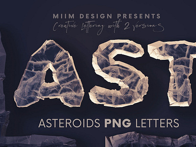 Asteroids - 3D Lettering