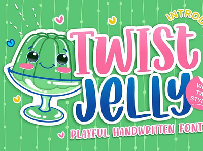 Twist Jelly font handwrittenfont scriptfont typography