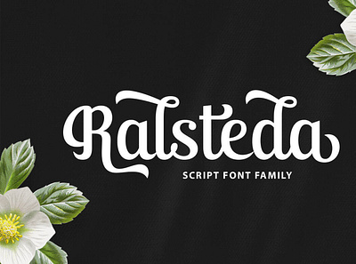Ralsteda Script Font Family font handwrittenfont scriptfont typography