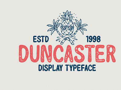 Duncaster - Display Typeface digitalart font typeface typography