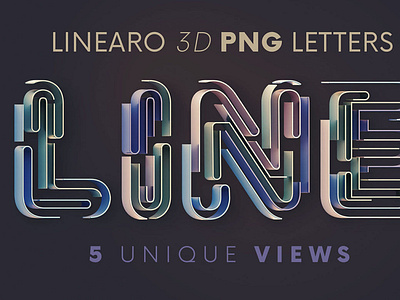 Linearo - 3D Lettering