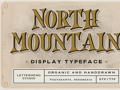 North Mountain - Display Typeface