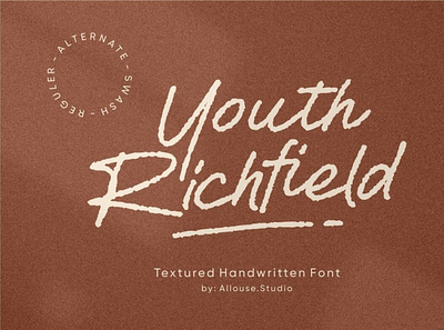 Youth Richfield digitalart font handwrittenfont scriptfont typography