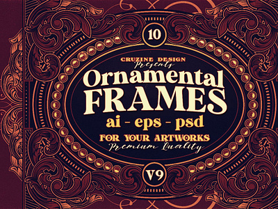10 Frames Vol.9 - Victorian Ornament