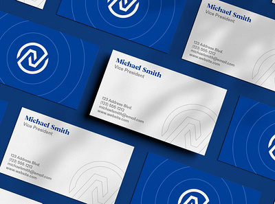 Float Business Card Pattern businesscard corporateidentity digitalart logo