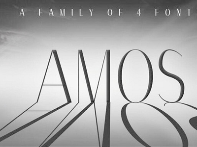 Amos Font Family elegantfont font typeface typography