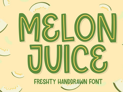 Melon Juice - Freshty Font