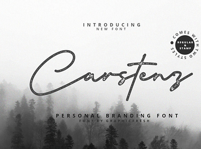 Carstenz Vintage Type erodedfont font scriptfont typeface typography