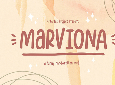 Marviona - Sweet Handwritten font handwrittenfont scriptfont typeface typography