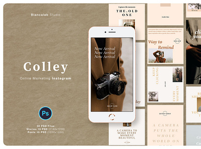 Online Marketing Instagram Colley digitalart instagram photoshop template