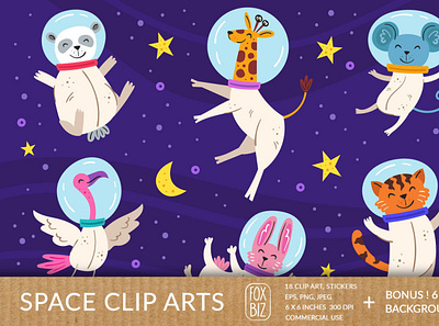 Space cliparts clipart cliptarts digitalart illustrations