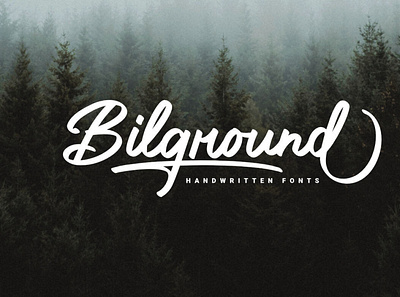 Bilground - Handwritten Fonts font freefont handwrittenfont scriptfont typography