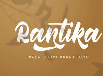 Rantika - Bold Script brushfont font typeface typography