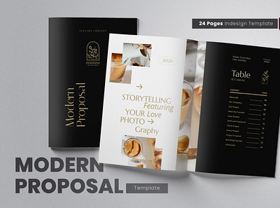 Professional Proposal Indesign digitalart indesign magazine print