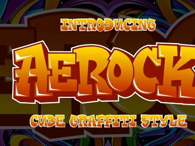 Aerock - Layered Graffiti Style