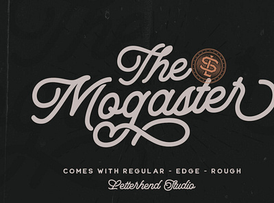 The Mogaster - Monoline Script font handwrittenfont scriptfont typography vintagefont