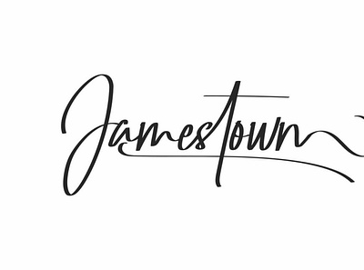 Jamestown font handwrittenfont scriptfont typeface typography