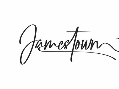 Jamestown font handwrittenfont scriptfont typeface typography