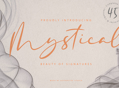 Mystical - Beauty Of Signature font handwrittenfont scriptfont typeface typography