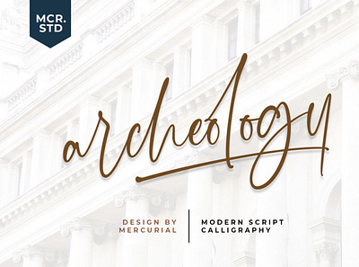 Archeology font handwrittenfont scriptfont typography