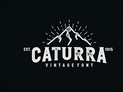 Caturra Vintage Font