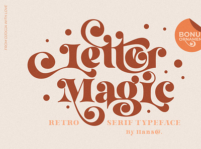 Letter Magic font seriffont typeface typography