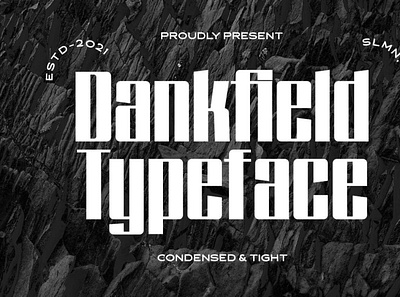 Dankfield - Modern Condensed Font displayfont font typeface typography