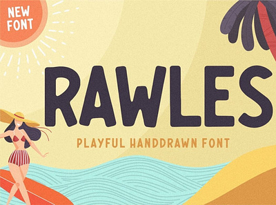 RAWLES Playful Handdrawn Font font handdrawnfont typeface typography