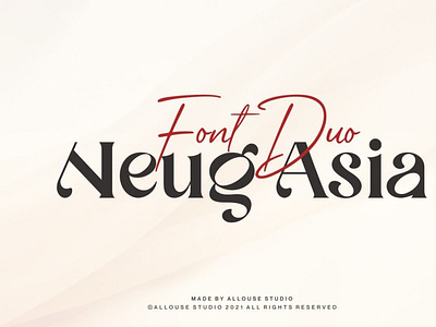 Neug Asia - Two Styles